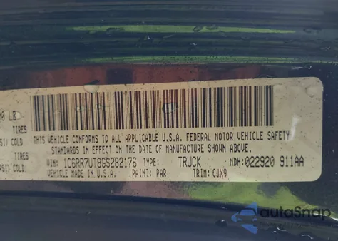 2016 Ram 1500 Sport из США, поврежденный, VIN 1C6RR7UT8GS282176